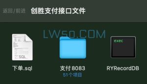 创胜支付接口文件及脚本-源码快车