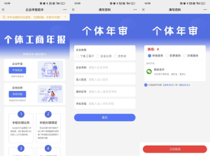 工商年报申报系统源码 个体工商户年报注销H5搭建源码-源码快车